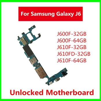 

100% UnlockedFor Samsung Galaxy J6 J600F J610F J610DS Logic Board Motherboard For Samsung Galaxy J6 Mainboard With Full Chips