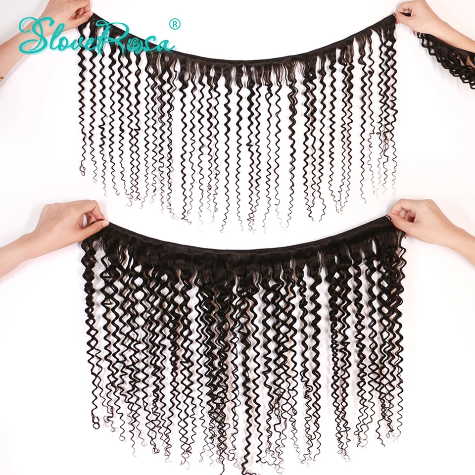 Монгольские афро кудрявые человеческие волосы пряди Slove Rosa Remy натуральные черные