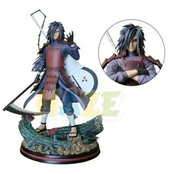 

Anime Naruto Dirt reincarnate UchihaMadara Figure Model Two Head 12" in Box