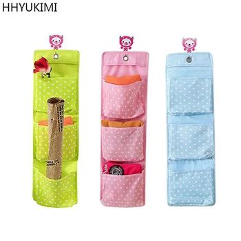 

HHYUKIMI Oxford Wall Hanging Storage Pockets Bag Pouch Auto Capacity Closet Organizer Container Outdoor Plant Children Shelves