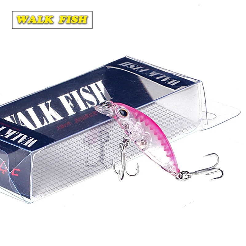

Walk Fish 1 шт. плавающая рыболовная приманка с крючком, приманка 4 см, 2 г, искусственная приманка Topwater, крючки, кренкбейт, рыболовная снасть