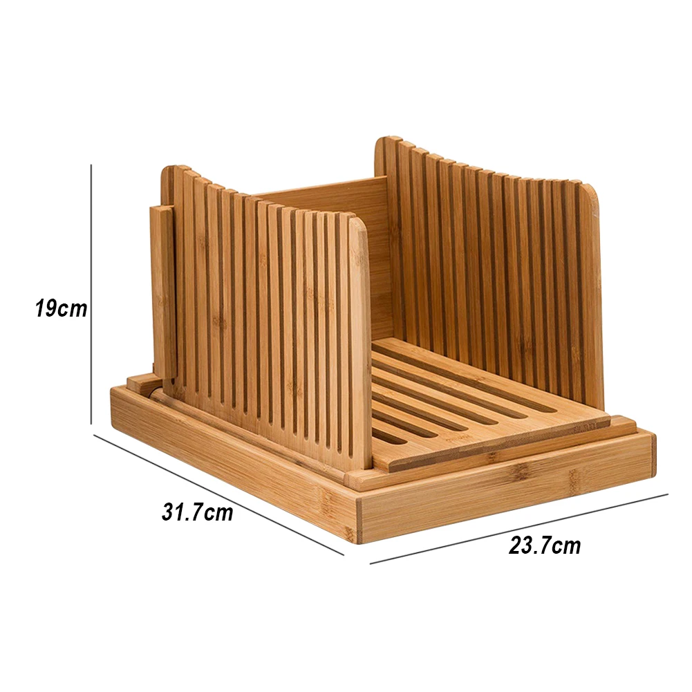 Бамбуковая ломтерезка для хлеба, складная доска, сэндвич-пирожные, Кондитерская крошка, руководство для нарезки хлеба, булочка, инструмент для резки дома и кухни