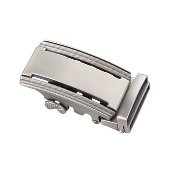 

High Quality Men's Business Fashion Metal Ratchet Automatic Belt Buckle Slide Rectangular Suitable for 3.5 cm Width Belt