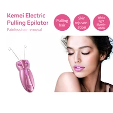 Kemei Lady, электрический инструмент для удаления волос на лице, средство для удаления волос на лице, эпилятор для женщин, Машинка для удаления волос на лице, KM-2777