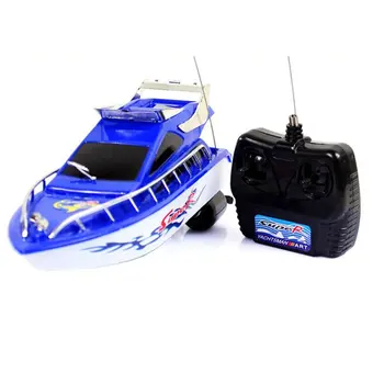 

Hot RC Speedboat Super Mini Electric Remote Control High Speed Boat Ship 4-CH RC Boat Game Toys Birthday Gift Kid Children Toys