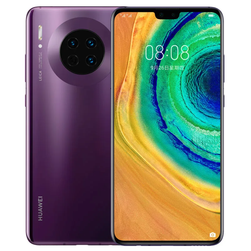 HUAWEI mate 30 5G мобильный телефон 6,62 дюймов Kirin 990 5G версия mate 30 Android 10,0 Встроенный датчик жестов Google play