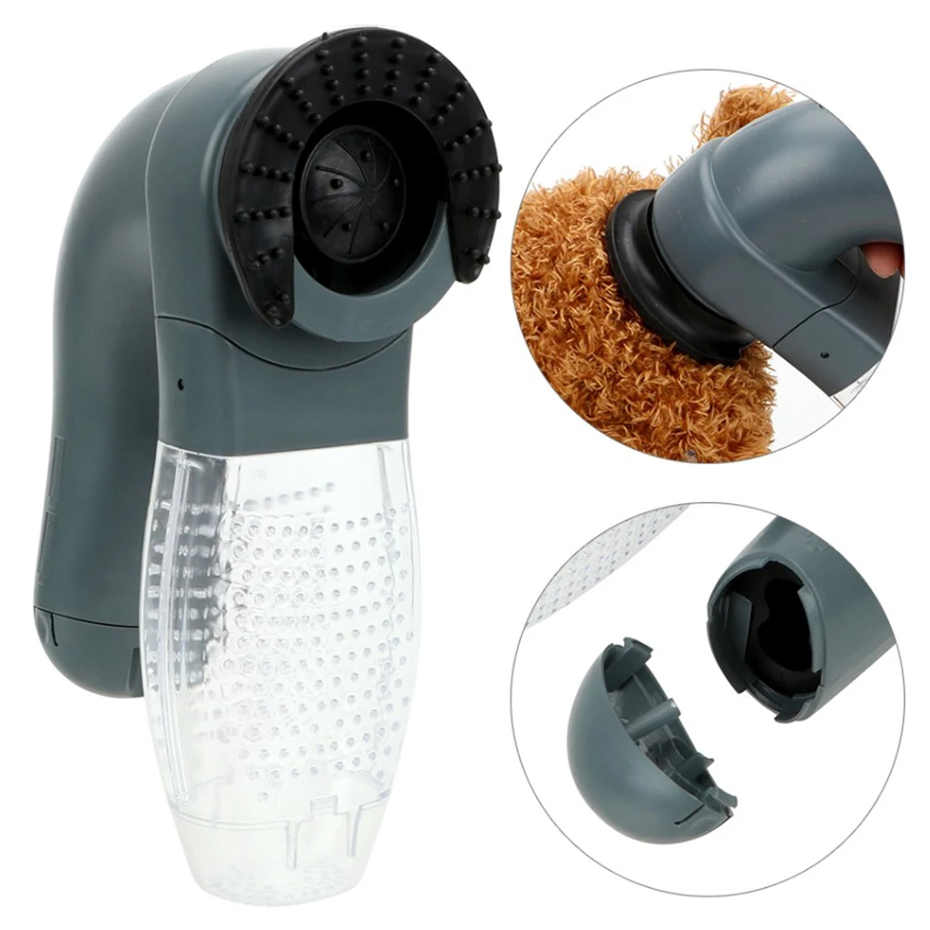 Electric Pet Hair Sucker Portable Vacuum Cleaner Fur Hair Remover Brush Cat Dog Comb Grooming Suction Device Pet Accessories