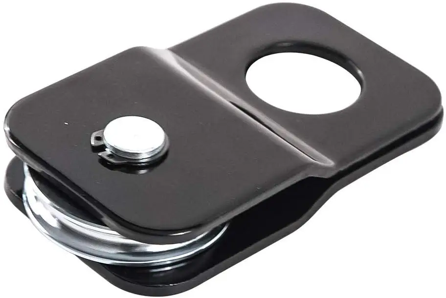 Heavy Duty Recovery 4Ton 8,000 Lbs Winch Snatch Block Diameter Holes for Hooking Onto Works with Steel and Synthetic Cables