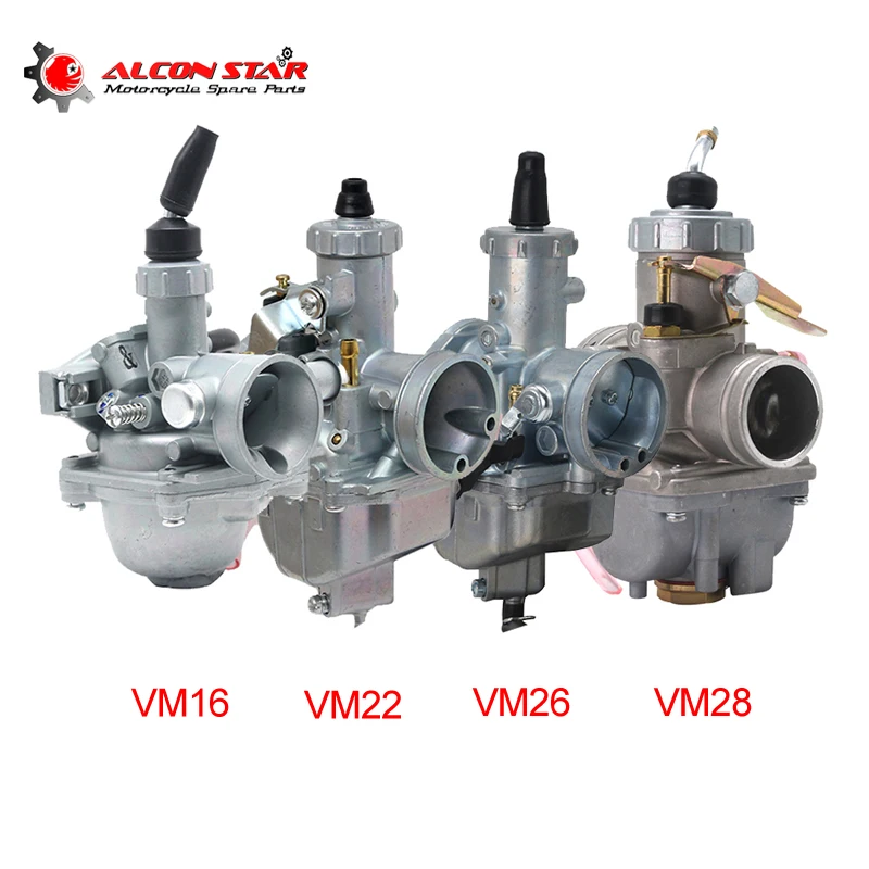 

Alconstar- Mikuni VM16 VM22 VM26 VM28 Carburetor 19mm 26mm 30mm 32mm Carb For Honda for Yamaha 110cc-250cc Dirt Pit Bike ATV