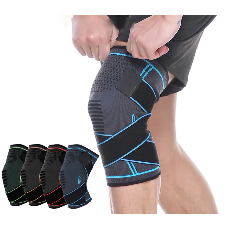 

1PC Elastic Knee Bandage Support Knee Pads Compression Breathable Knee Protective Gear Knee Brace Basketball Volleyball Fitness