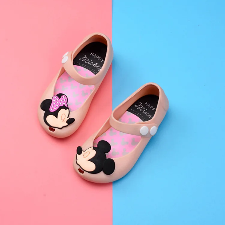 Детская обувь 201 новые летние сандалии для девочек детская обувь ПВХ прозрачная детская пляжная обувь принцессы для девочек