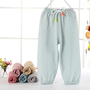 

Summer Children Thin Anti-Mosquito Pants Casual Baby Pajama Pants Infant Boys Girls Soft Cotton Bloom Pants Clothes Trousers