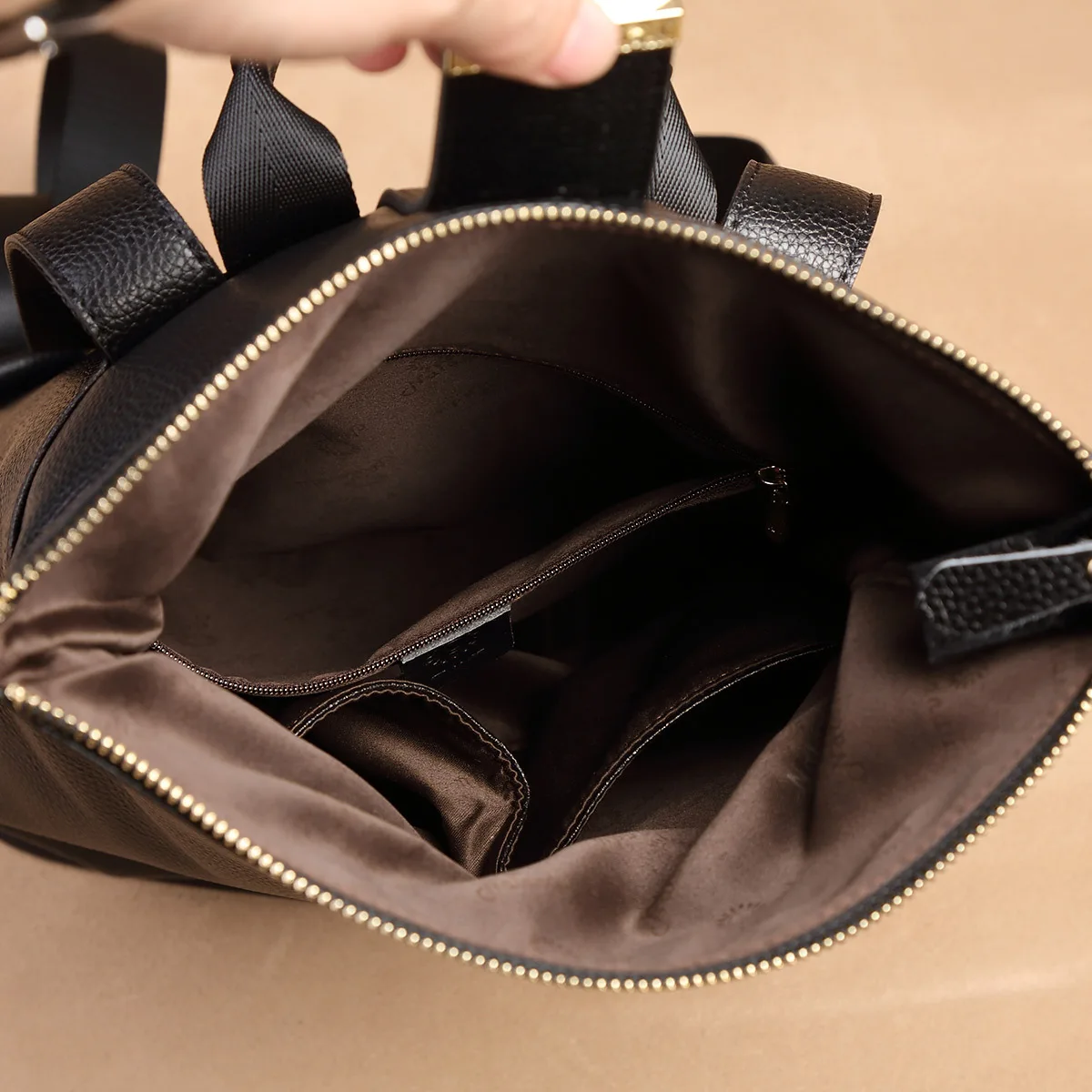 

Nalan Du Korean-style First Layer Leather Backpackage Women's 2019 New Style Autumn And Winter Leather Backpackage Women's Large