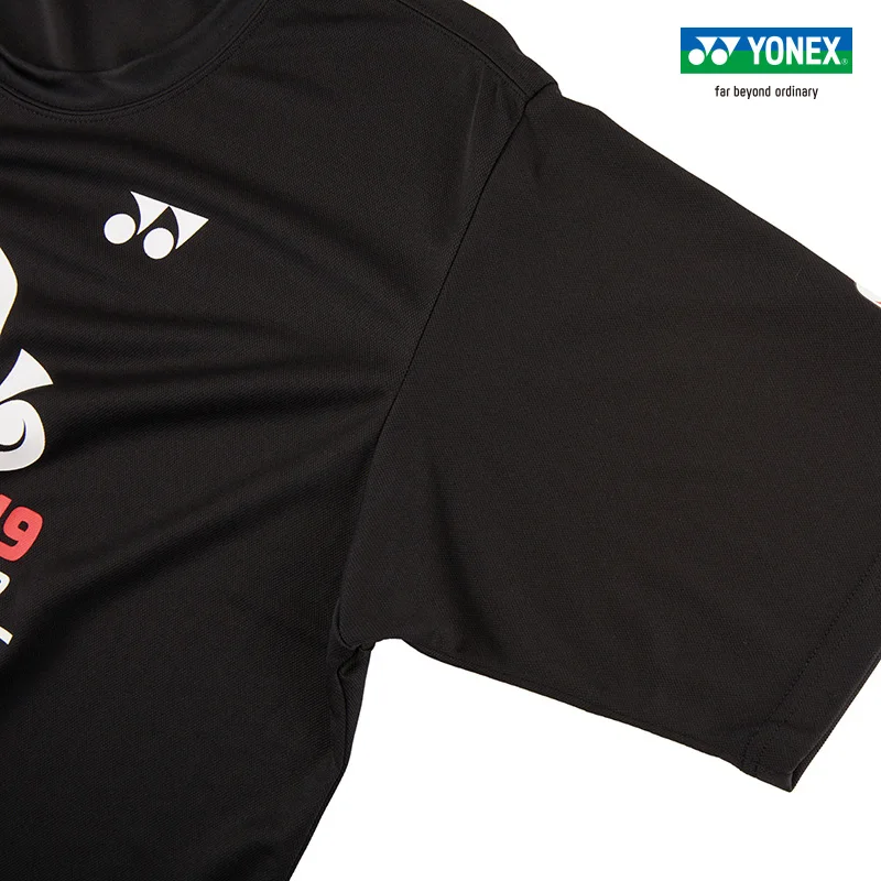 Оригинальная Мужская Спортивная Футболка Yonex WPF World Championship Yob19280cr|Комплекты для