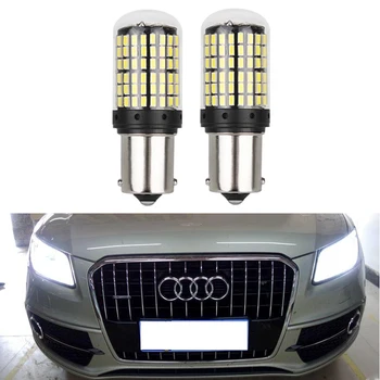 

2Pcs Xenon White Error Free BA15S P21W LED Bulbs For AUDI A4 S4 B5 B6 8E A8 D2 TT 8J 8N LED Parking light (with xenon headlights