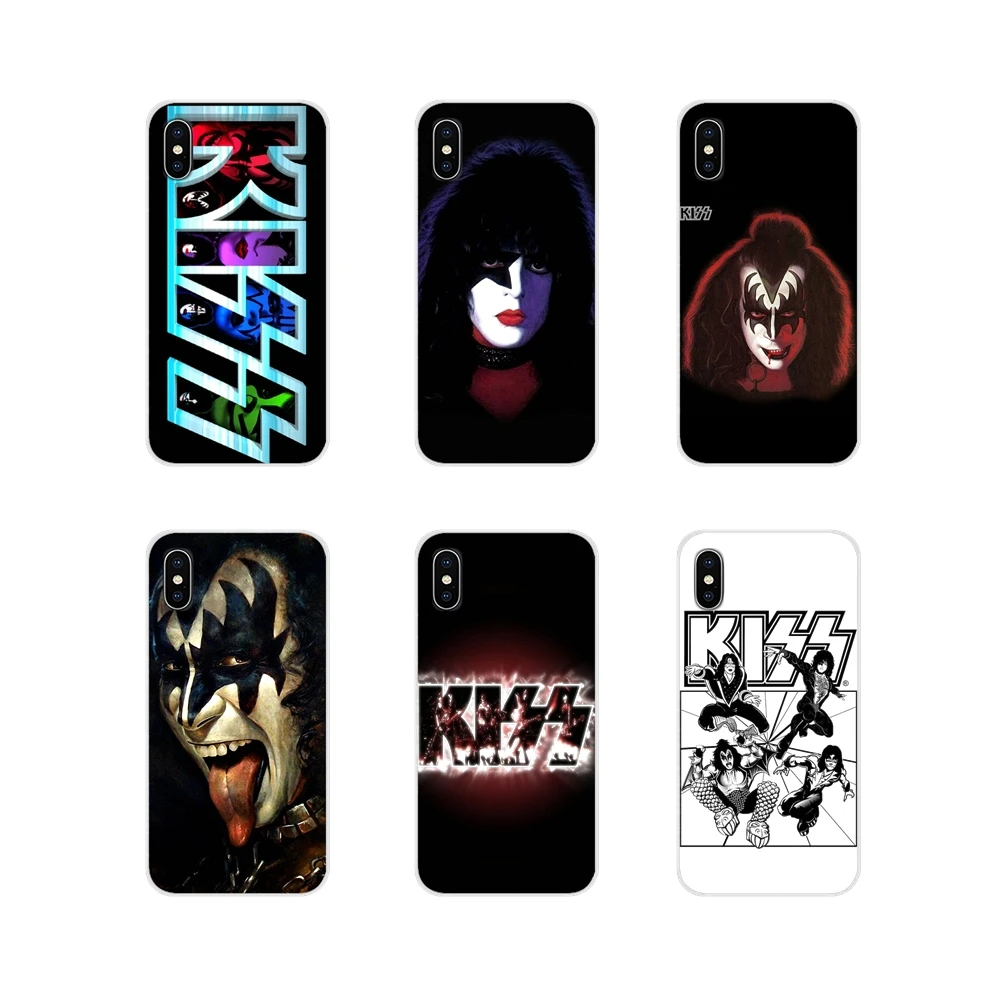 

Soft Transparent Bag Case For Sony Xperia Z Z1 Z2 Z3 Z5 compact M2 M4 M5 C4 E3 T3 XA Huawei Mate 7 8 Y3II Gene Simmons Kiss band