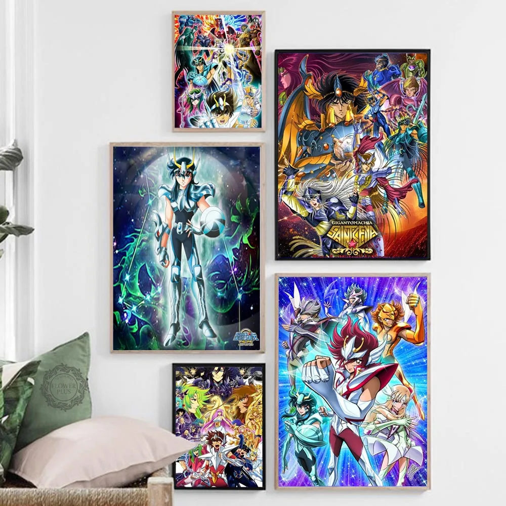 Модульная картина Saint Seiya HD с японским аниме крутая Картина на холсте Постер для