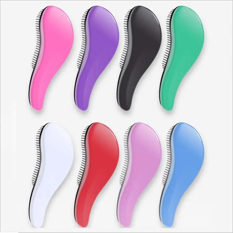 

New Detangling Comb Tangle Hair Brush Hot Style Mouse Comb Professional Magic Straightening Combs Salon Styling Tamer Tool T0277