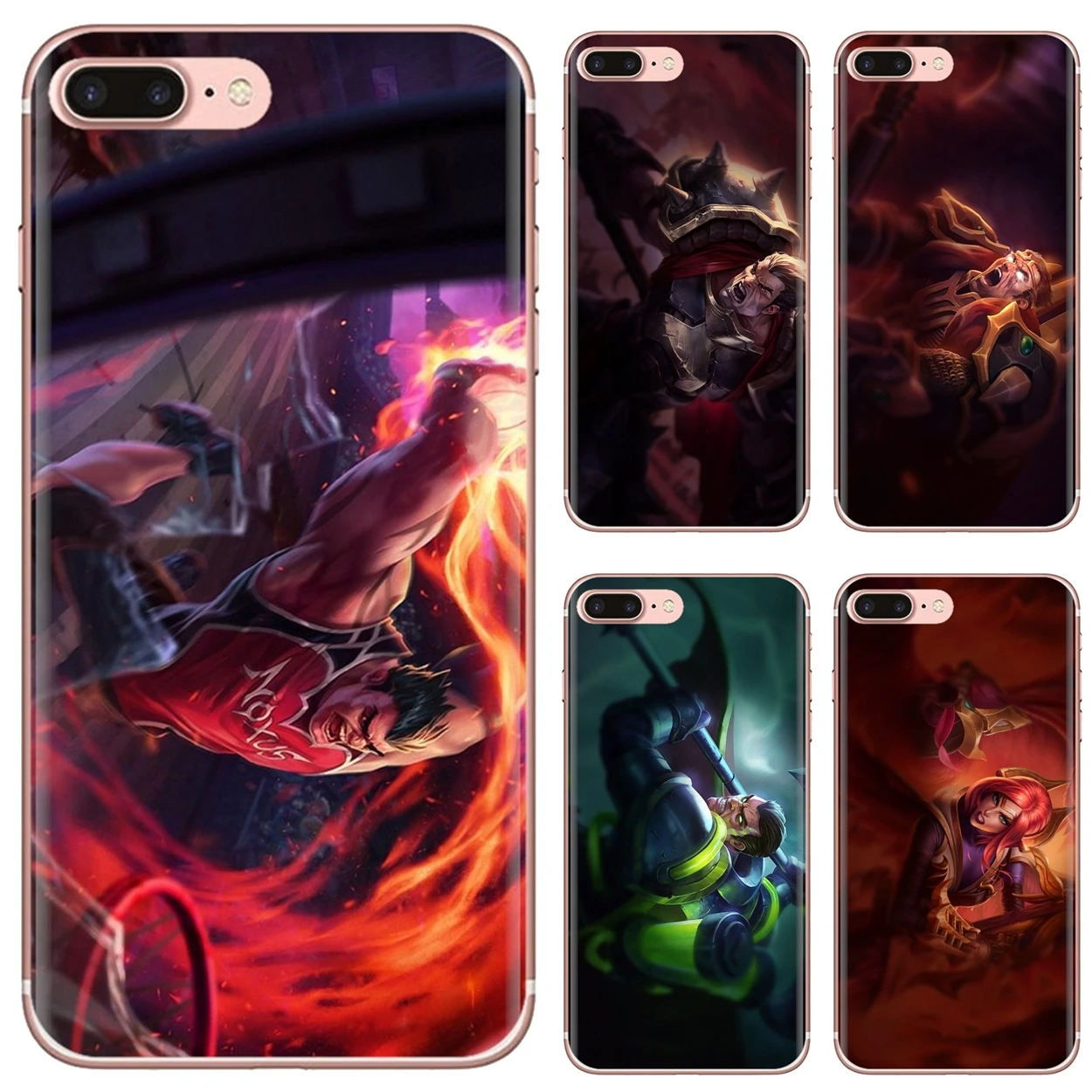 Мягкие чехлы League-S-of-S-Legends LOL Дариус Куинн для iPhone 10 11 12 Pro Mini 4S SE 5C 6 6S 7 8 X XR XS Plus Max 2020 |