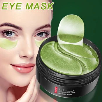 

Hot sale 60Pcs Seaweed Eye Mask Moisturizing Eye Patches Dark Dircles Remove Skin Care