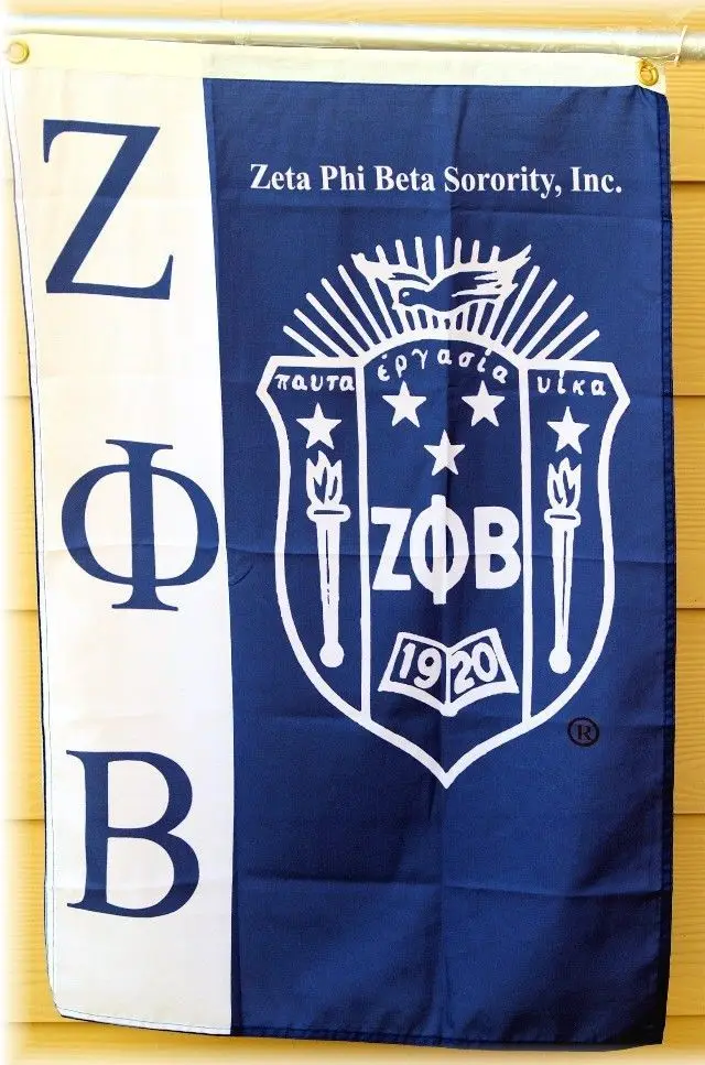 3ft x 5ft3 x5ft Zeta Phi Beta флаг печати баннер, флаг из полиэстера Размер 150*90 см