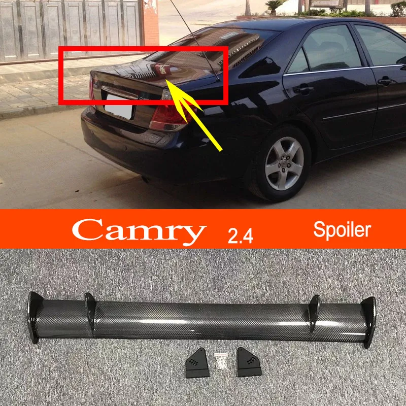 

Camry 2,4 2003-2005 углеродное волокно/FRP GT-style автомобильный стиль спортивная фотосессия для Toyota Camry 2,4 2003-2005 седан