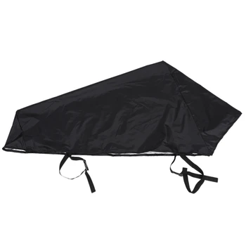 

600D PolyesterUniversal Waterproof Caravan Towing Hitch Cover Rain Snow Dust Dustproof Protector for RV Tailer (Large Size 14 in