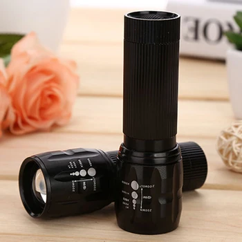 

LED Flashlight Torch Mini Waterproof Tactical Military Torch Adjustable Focus Zoom 5 Modes Outdoor Camping Torch Portable