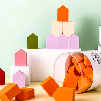 

[Yh BEJA] 15pick puff pentagonal beauty egg multifunctional sponge puff dry and wet