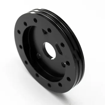 

Car Steering Wheel Gasket Black Aluminum Alloy Adapter Hex Bolts Parts