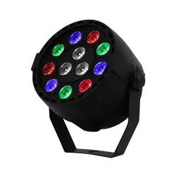 Красочное освещение сцены 12 светодиодный Светодиодный светильник сценических эффектов со сменой цвета rgbw свет Par с DMX512 для диско DJ