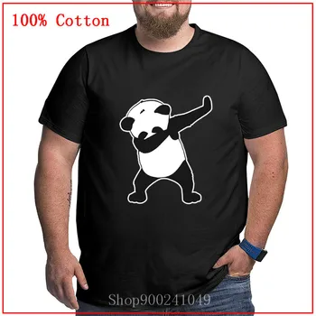 

2020 New Design Dab Life Panda Dance Funny t shirts for men big size Comfortable All Cotton Tees Summer Tops Charismatic guy