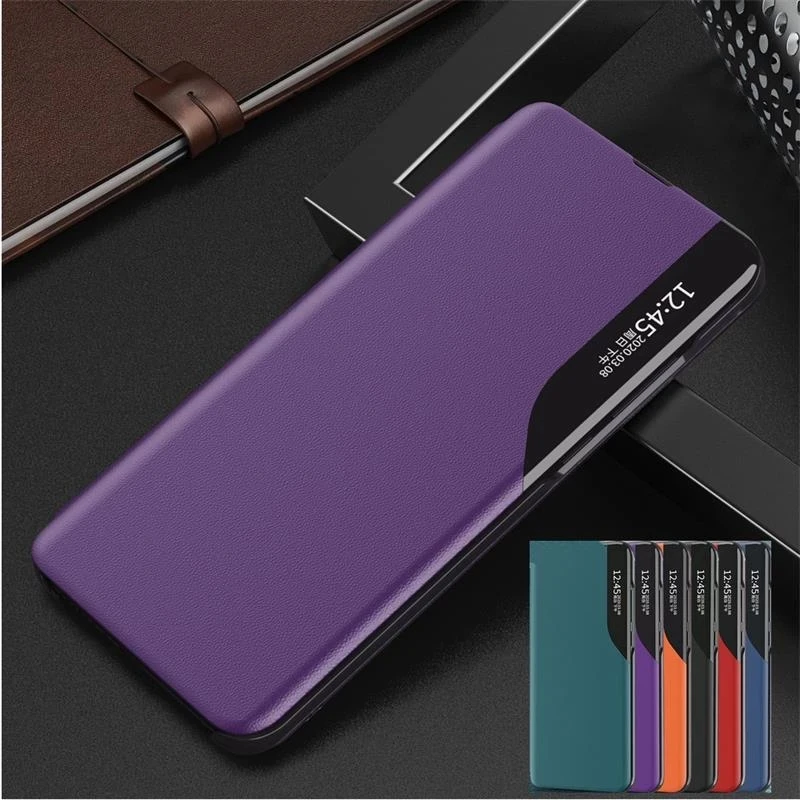 Hochwertige Leder-Klapphülle für Samsung S21 Ultra S20 FE S10 Lite S22 Plus S23 Cover Galaxy Note 20 10 Pro 9 8_voghion.com