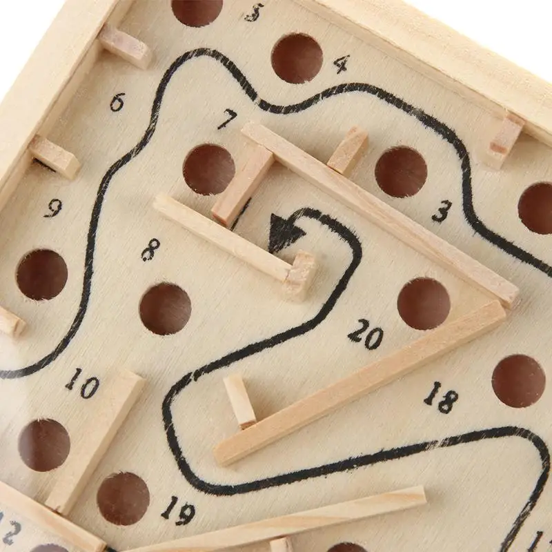 Монтесори обучающая классическая игрушка-головоломка для детей интеллектуальное развитие деревянная шахматная доска лабиринт игрушка детский Забавный подарок на день рождения