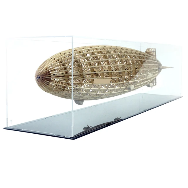 DWH VS36 1:453 Scale D-LZ129 Airship 540mm Length Wooden Static DIY Building Model Educational STEM DIY Building Wooden RC Toys 3