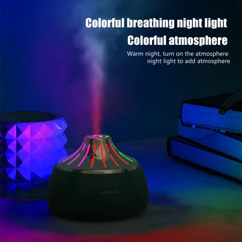

Ultrasonic Mini Air Humidifier 200ML Aroma Essential Oil Diffuser for Home Car USB Fogger Mist Maker with LED Night Lamp