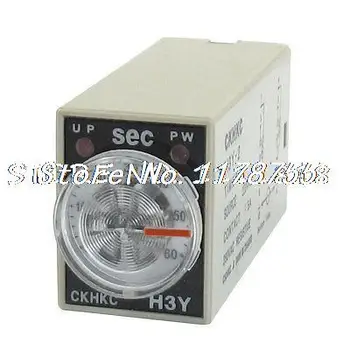 

AC 220V 8P Terminals DPDT 60 Seconds 60S Delay Timer Time Relay H3Y-2