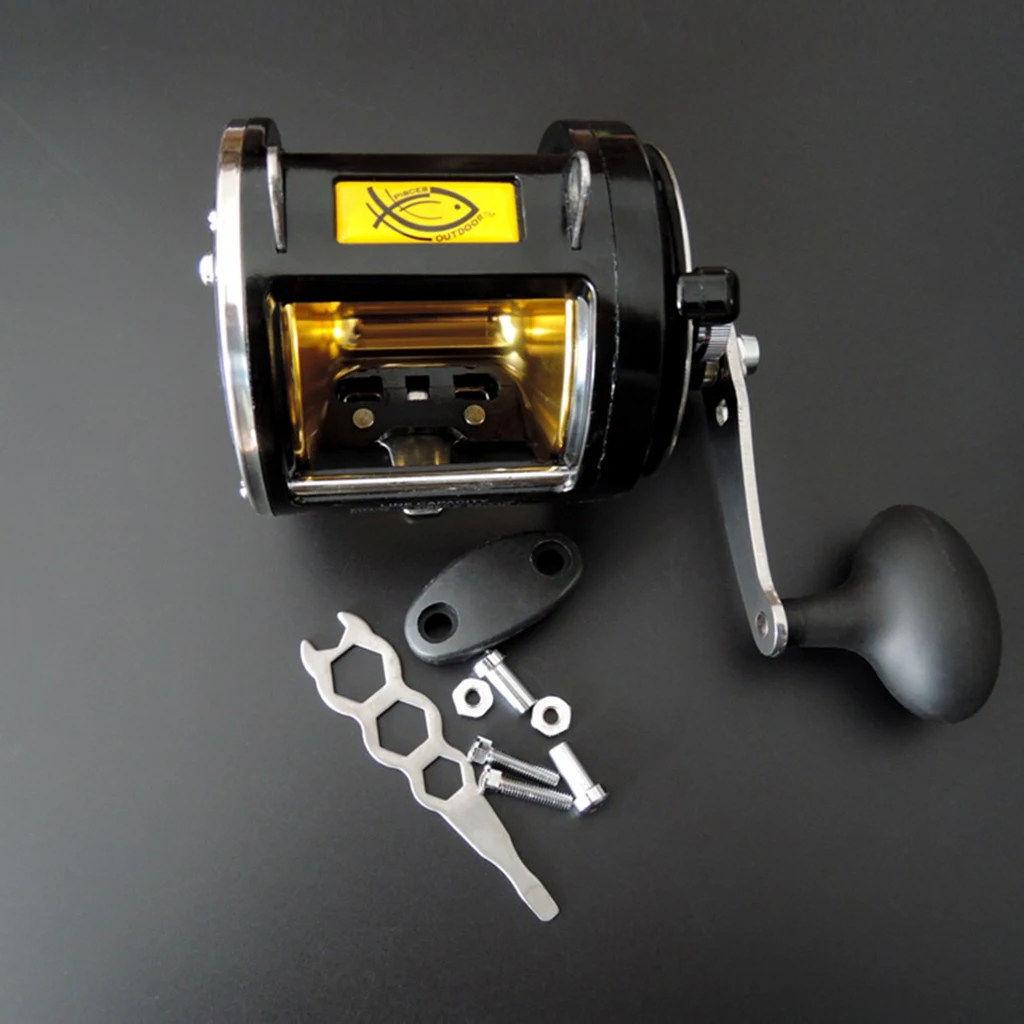 Conventional Saltwater Trolling Level Wind Big Game Fishing Reel Right Hand