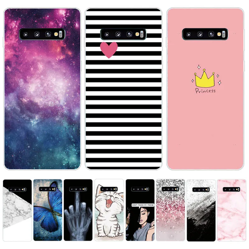 Phone Case For Samsung Galaxy S10 Case S10Plus Silicone TPU Cover Phone S10 Case On For Samsung S10 Plus G975F S 10 Case