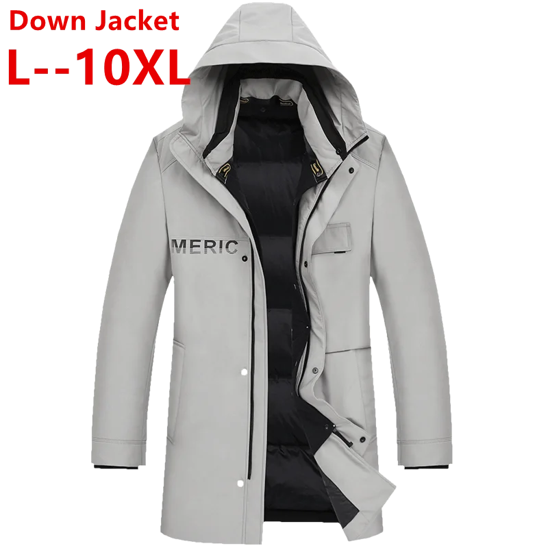 10XL 8XL 6XL зимняя мужская куртка 2019 новые пары плотных пальто 90% утиный пух