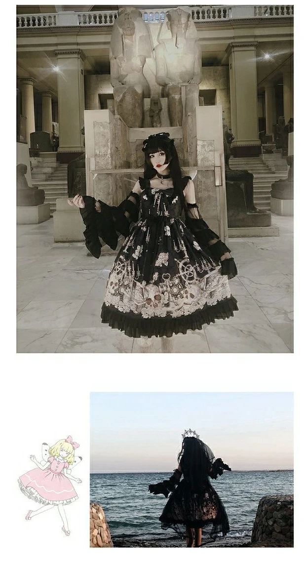 Cosplay&ware Japanese Gothic Jsk Lolita Dress Women Vintage Victorian Sleeveless Bow Princess Tea Party Dresses Girls Chic Print -Zentai shop online Hb2260b8bce504d969368d999b750937bj.jpg