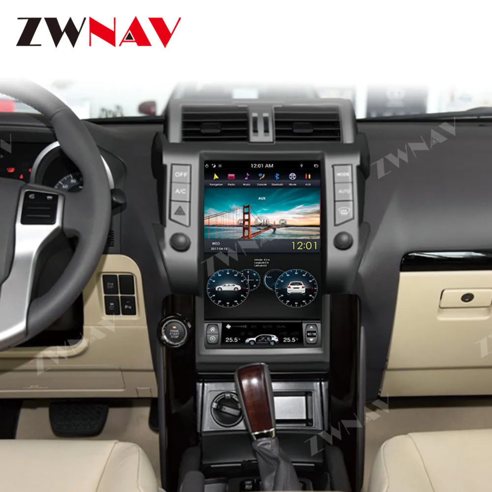 13," Android 9 64+ 4G Tesla с DSP Carplay Автомобильный мультимедийный плеер для TOYOTA LAND CRUISER prado 150 2010-2013 gps навигация