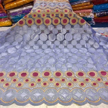 

5 yards New arrival african Bazin riche fabric with beads embroidery lace / basin riche dress material Nigerian 4L071901