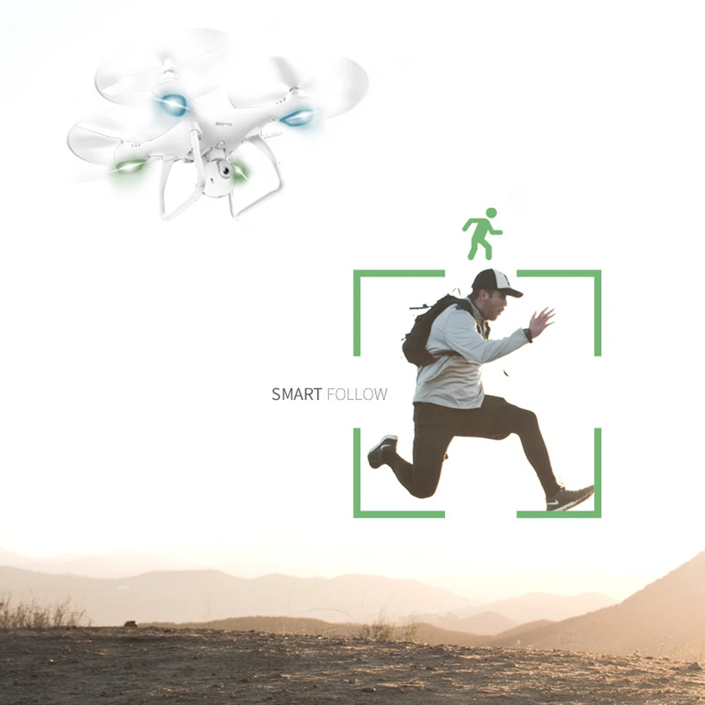 4DRC широкоугольный HD пластик wifi Пульт дистанционного управления практичный Квадрокоптер подарок Высокое разрешение смарт gps навигация профессиональный белый