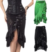 Для женщин на Хэллоуин, готический стиль, стимпанк, многослойные, кружево, пэчворк, необычные, вечерние, для девушек, взрослых, пачка, корейский стиль, для женщин