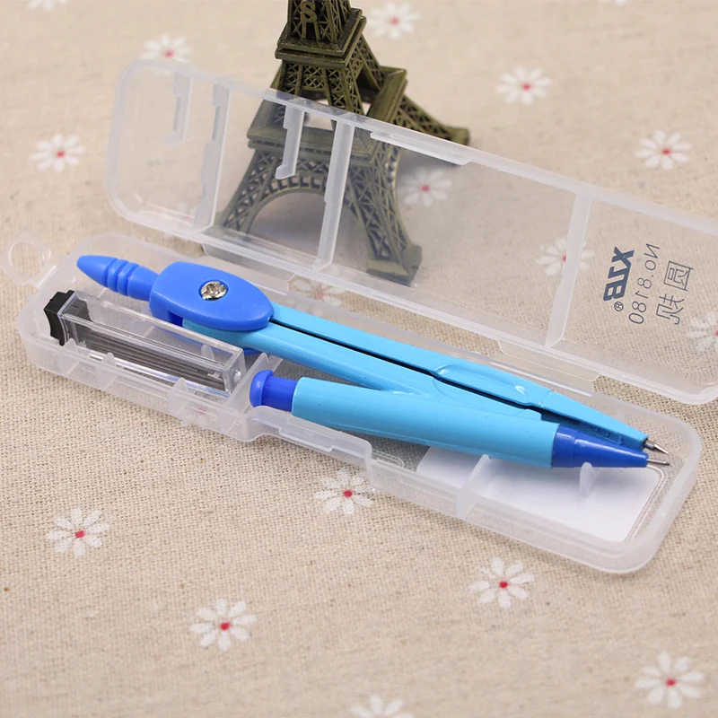 school compass Cute girl stationery student drawing compasso brujula geometry set circulos de madera math set drafting tools drawing compass