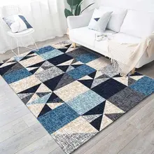 Геометрический узор Средиземноморский скандинавский стиль простой современный ковер для гостиной журнальный столик прикроватный коврик для спальни