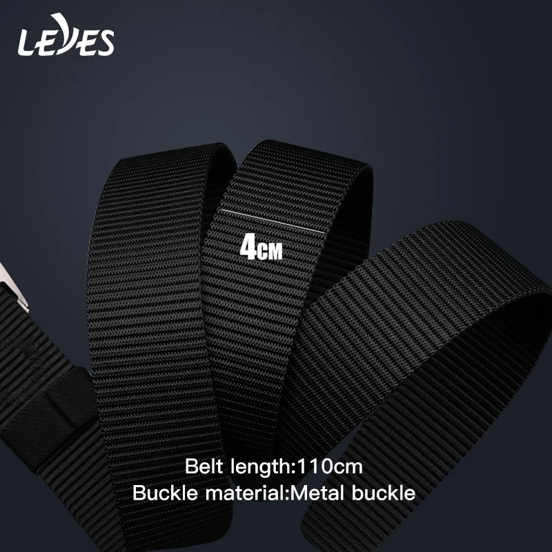 Outdoor training belt carabiner for Men nylon webbing wide Belts Sports hook Canvas Tactical belt military metal Alloy buckle