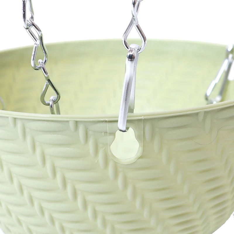 Balkon Kette Hängen Pflanzer Blumentopf Korb Imitation Rattan Weben_voghion.com