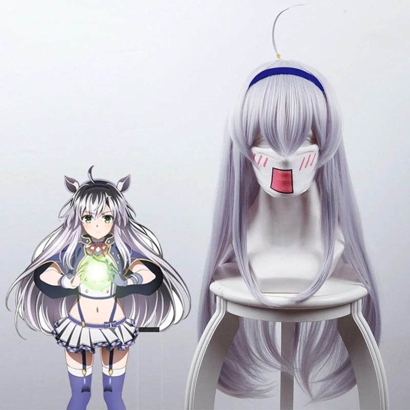 

Sistine Fibel Cosplay Wig High Quality Heat Resistant Synthetic Hair for Women Long Straight Anime Costume Party Light Purple